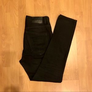 Designer Helmut Lang Black Denim Jeans Size 31